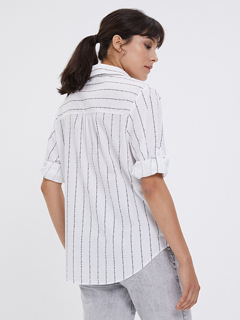 Regular Fit Kadın Gömlek U.kol