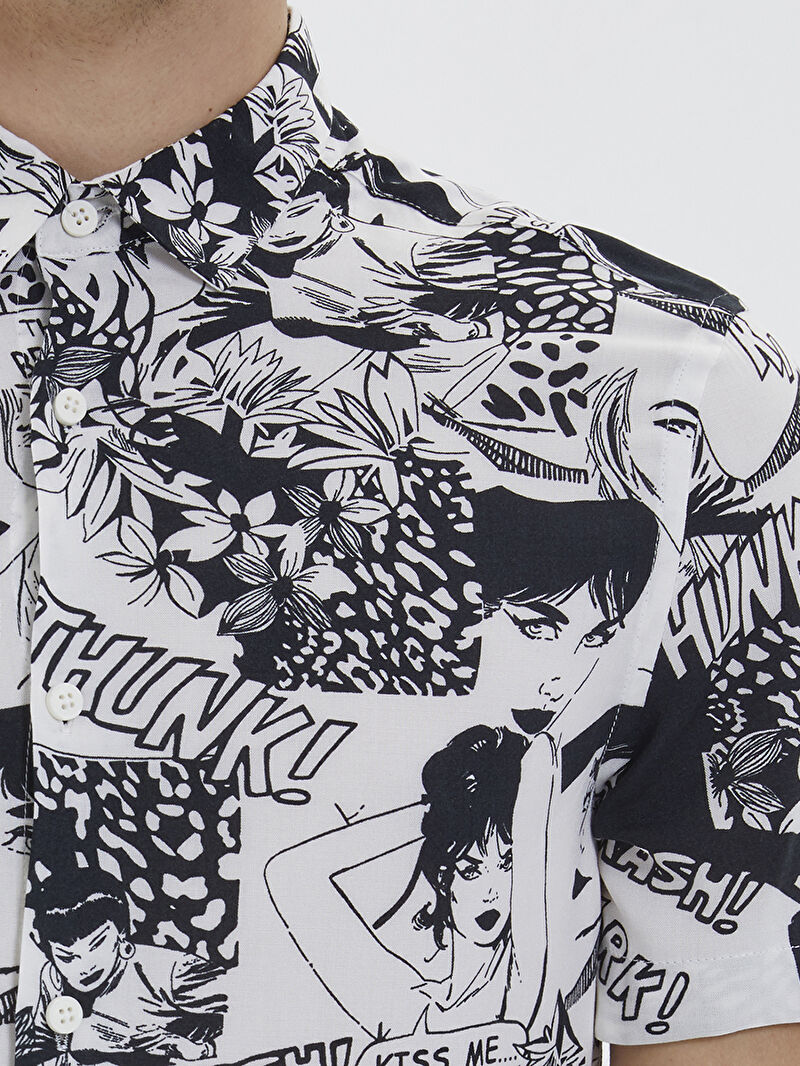 Slim Fit Erkek Gömlek K.kol