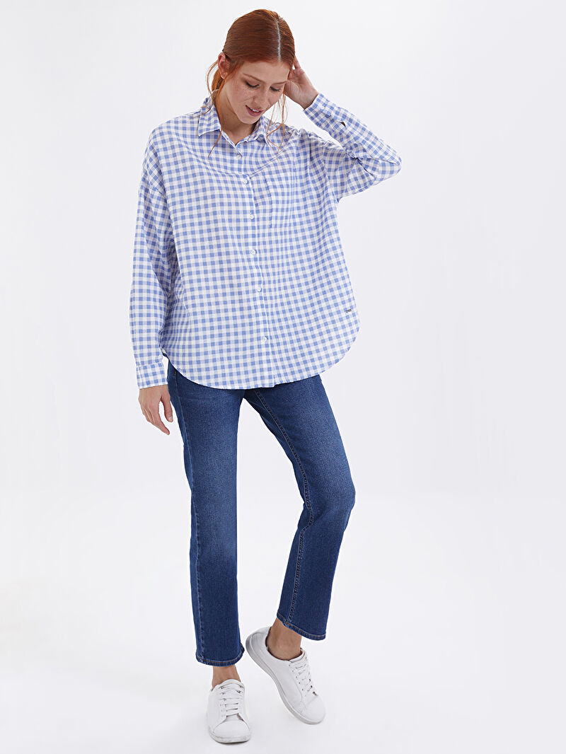 Regular Fit Kadın Gömlek U.kol