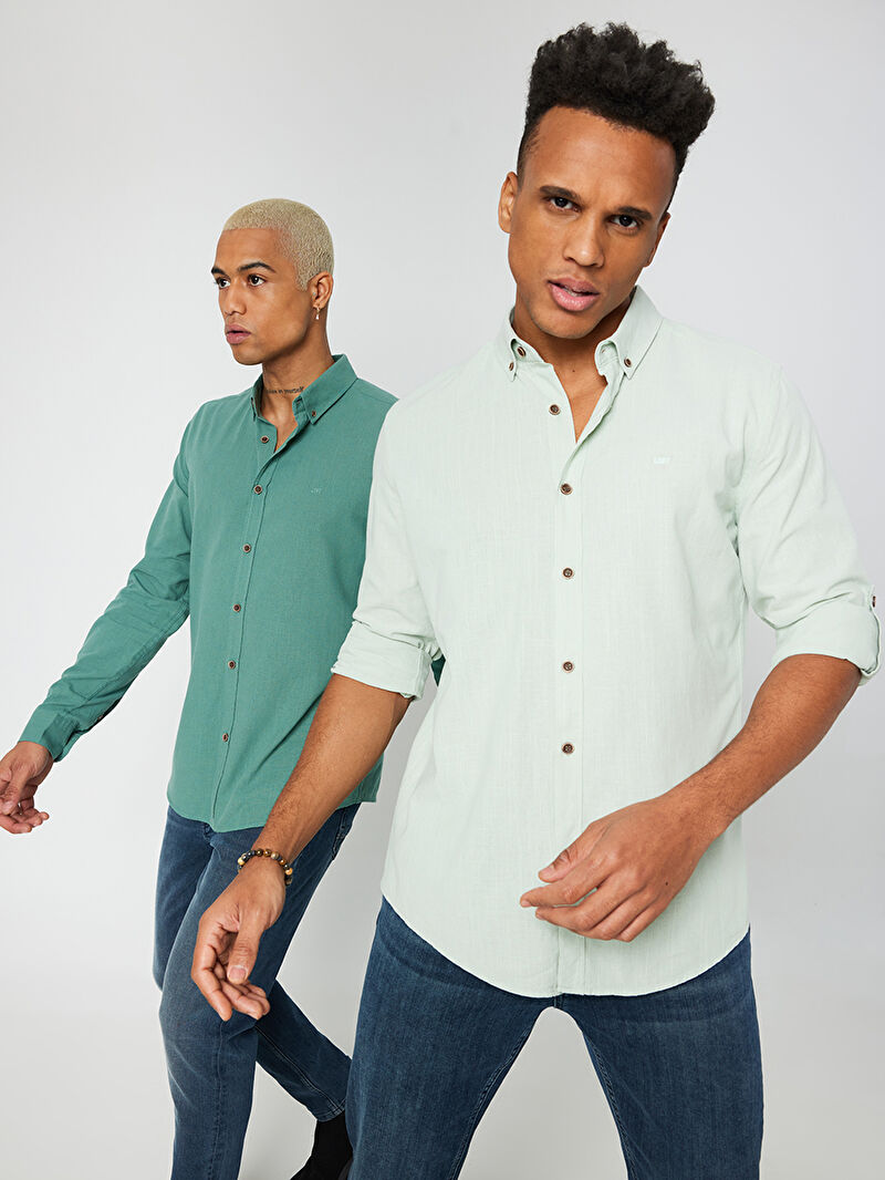 Regular Fit Erkek Gömlek U.kol