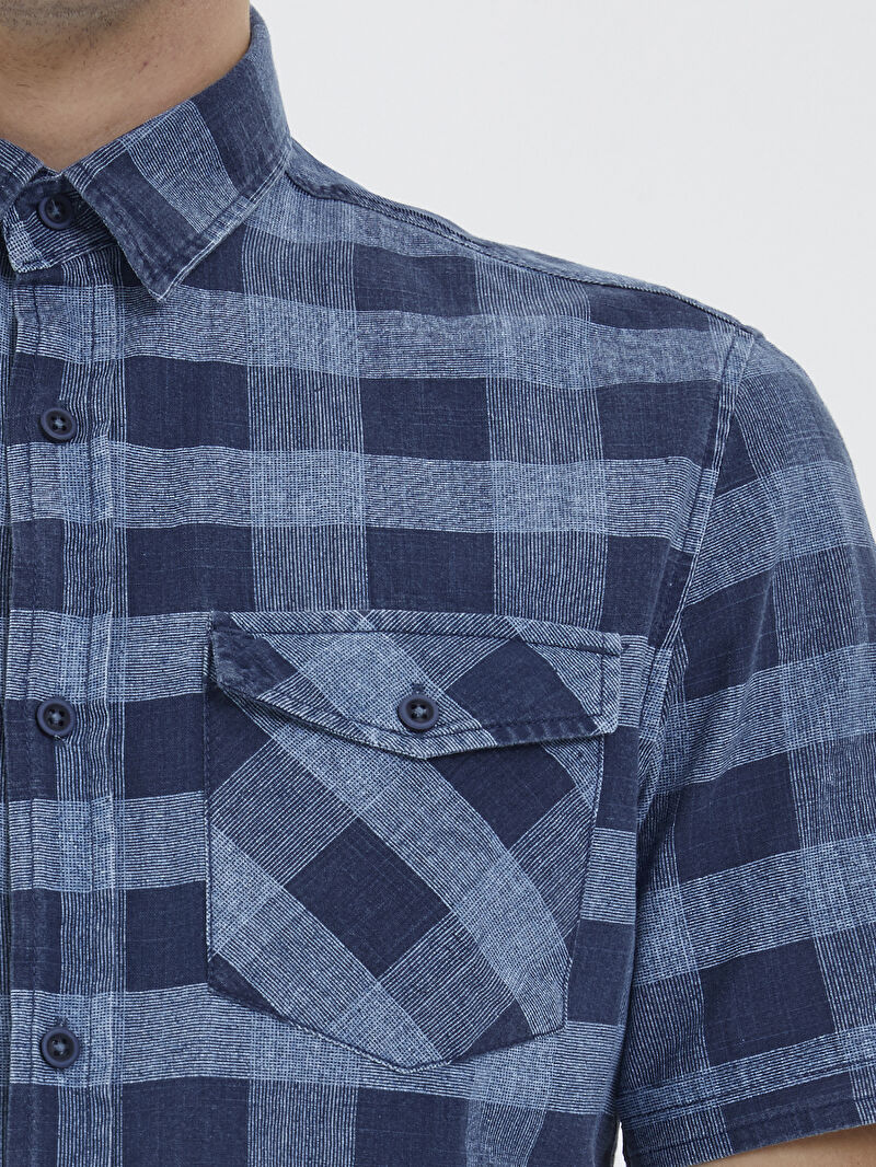 Slim Fit Erkek Gömlek K.kol