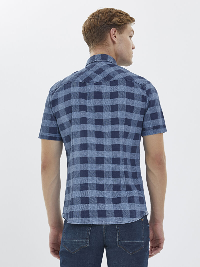 Slim Fit Erkek Gömlek K.kol