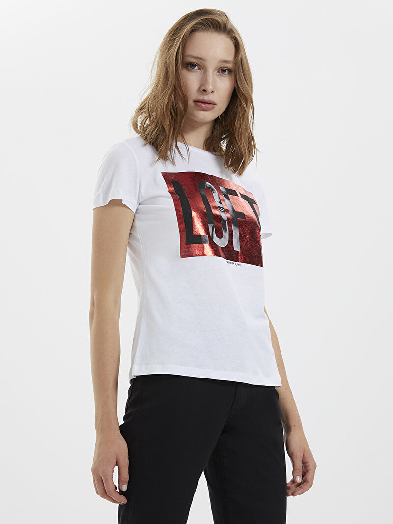 Slim Fit Kadın Tshirt K.kol