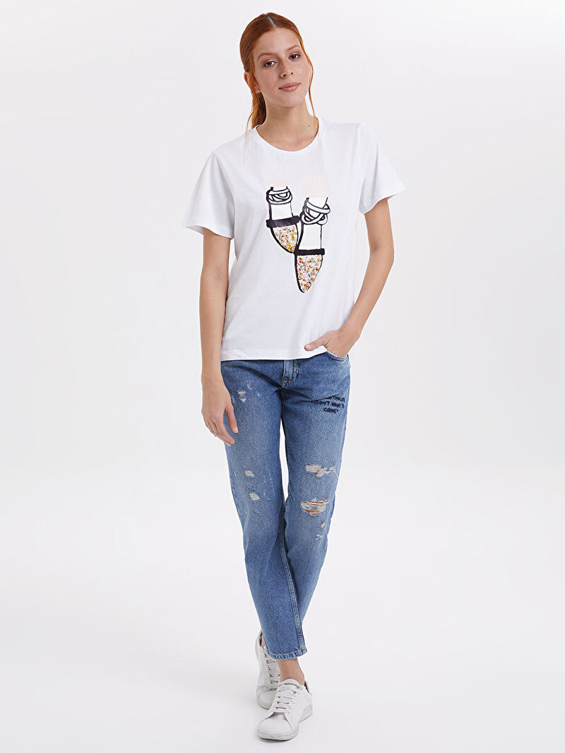 Regular Fit Kadın Tshirt K.kol