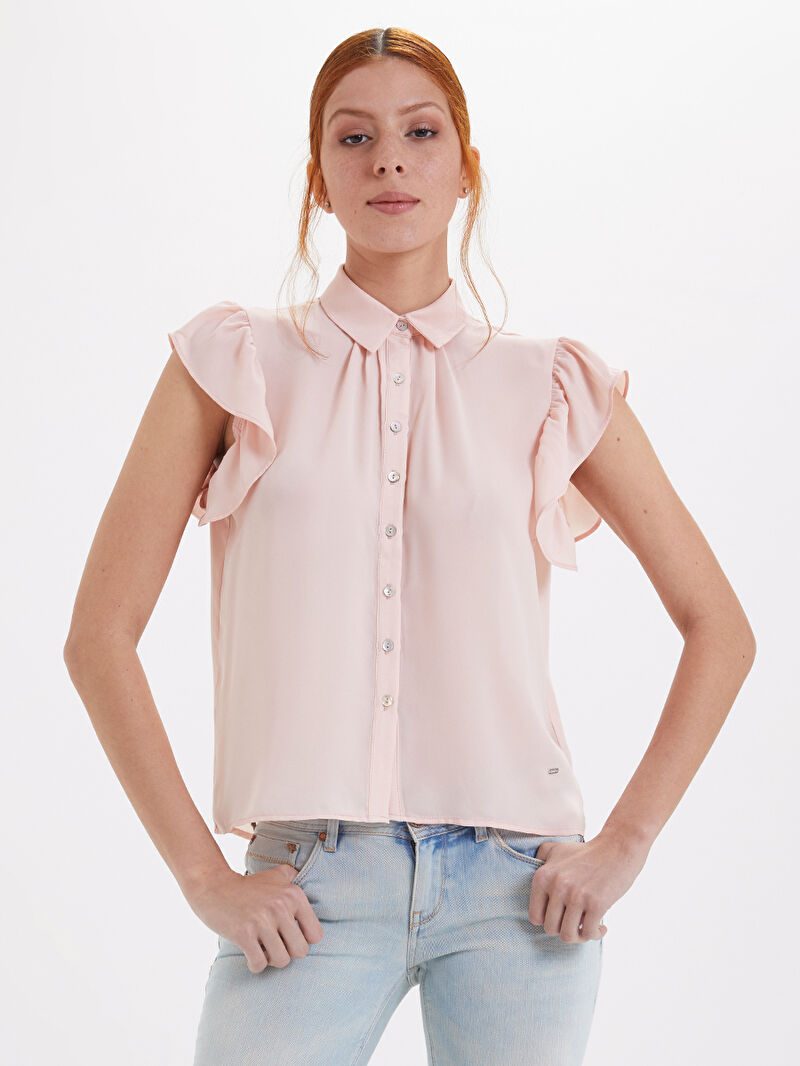 Regular Fit Kadın Gömlek K.kol