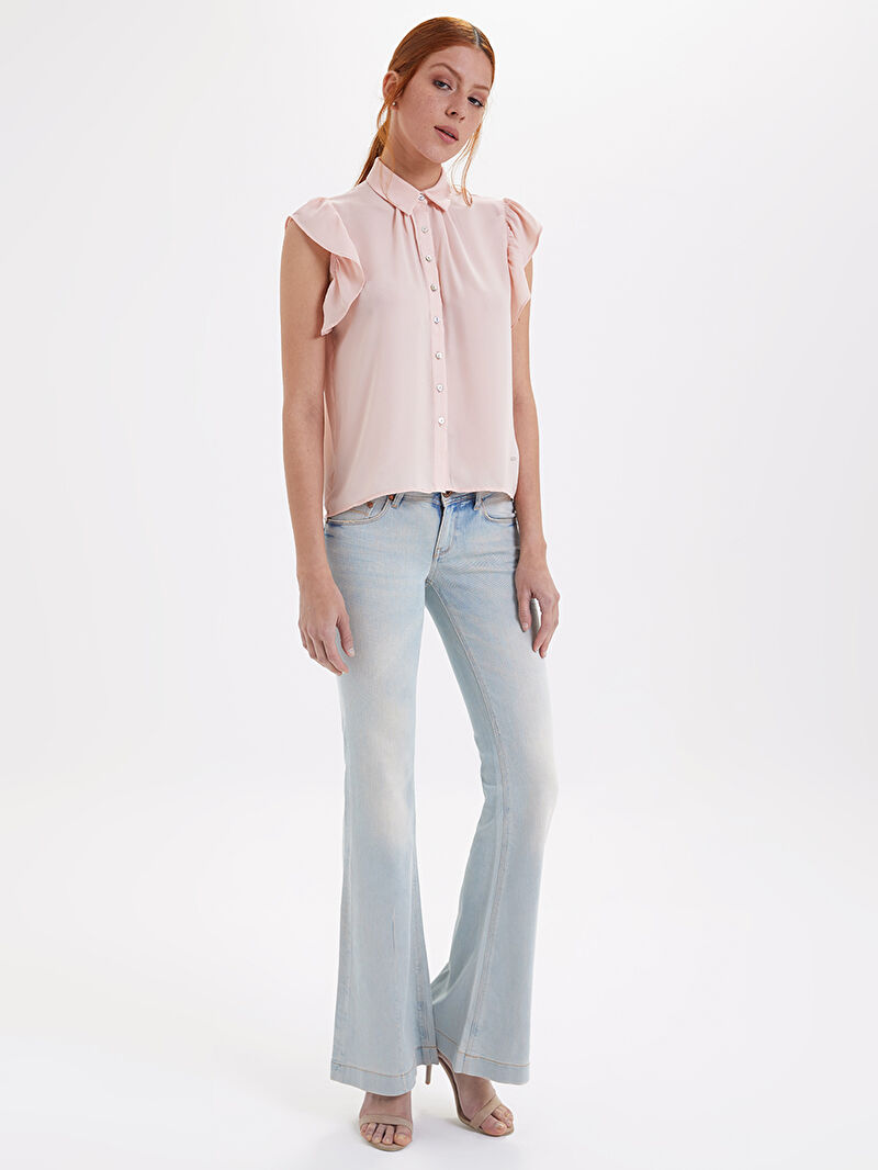 Regular Fit Kadın Gömlek K.kol