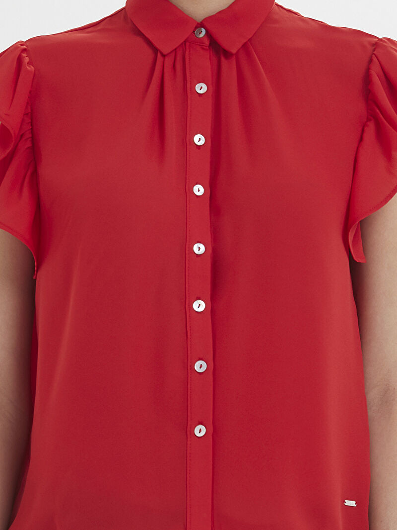 Regular Fit Kadın Gömlek K.kol