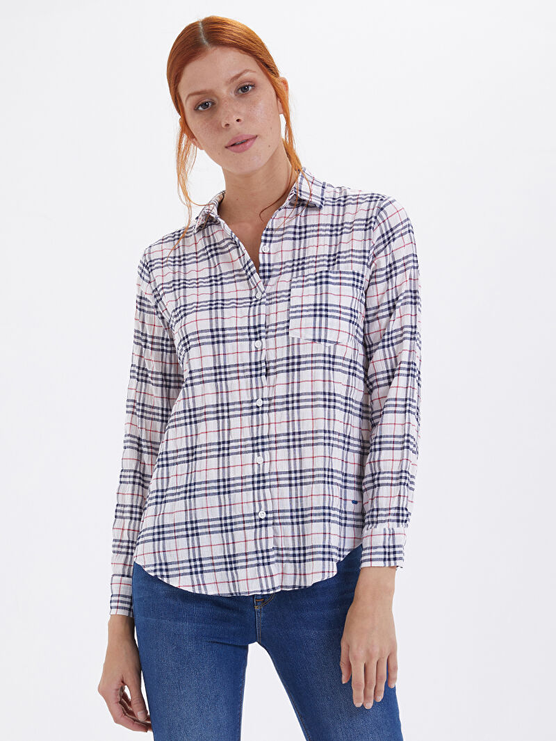 Regular Fit Kadın Gömlek U.kol