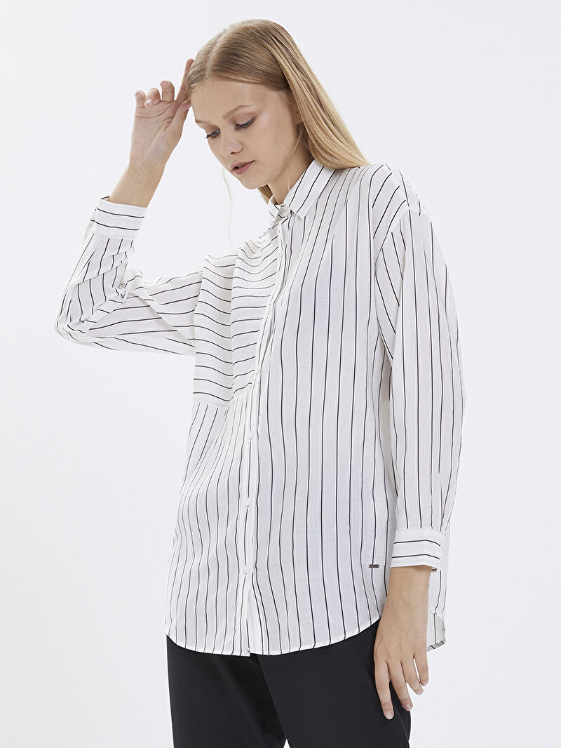 Regular Fit Kadın Gömlek U.kol