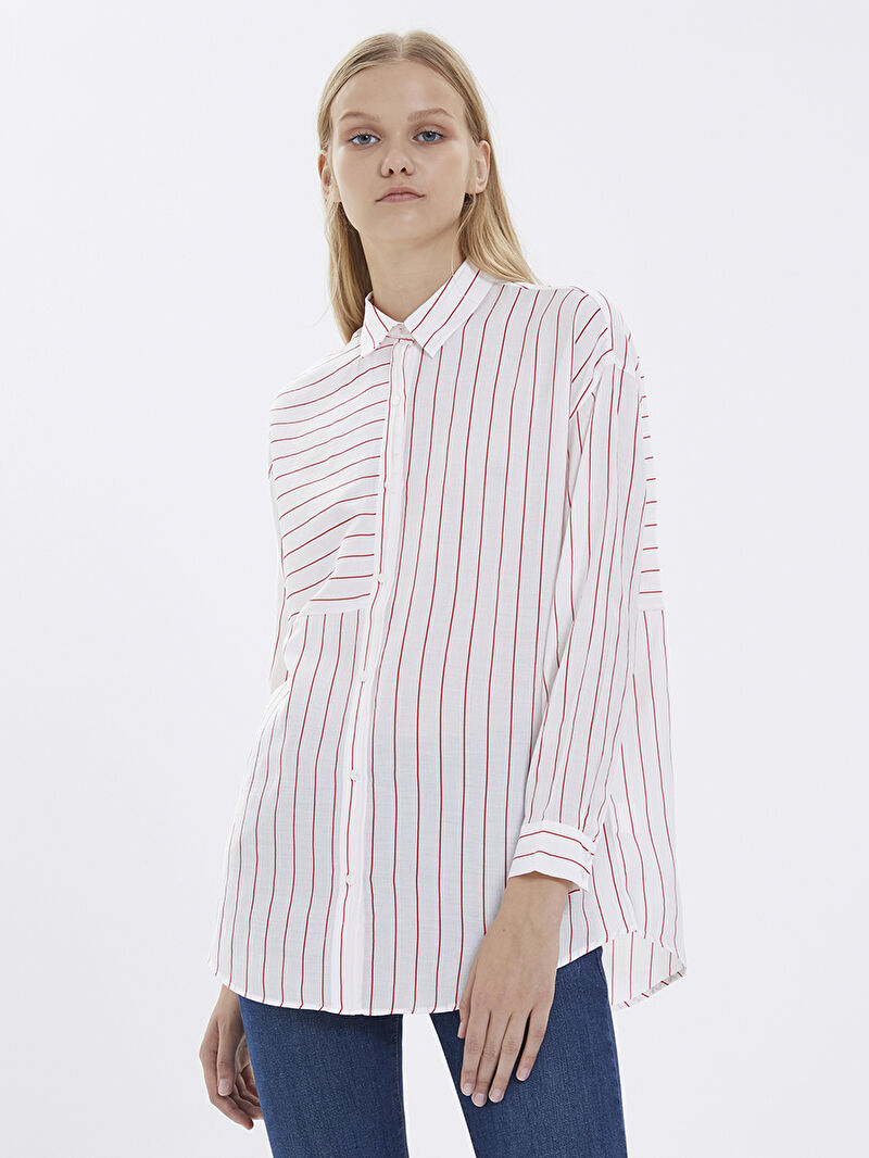 Regular Fit Kadın Gömlek U.kol