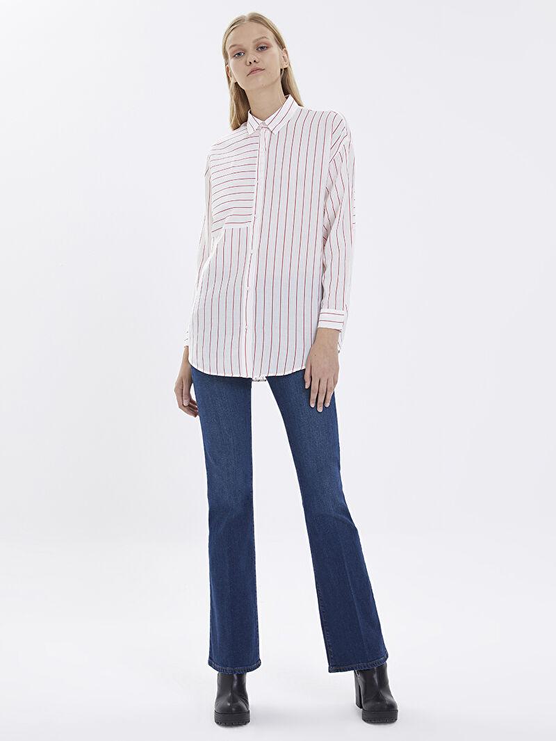 Regular Fit Kadın Gömlek U.kol