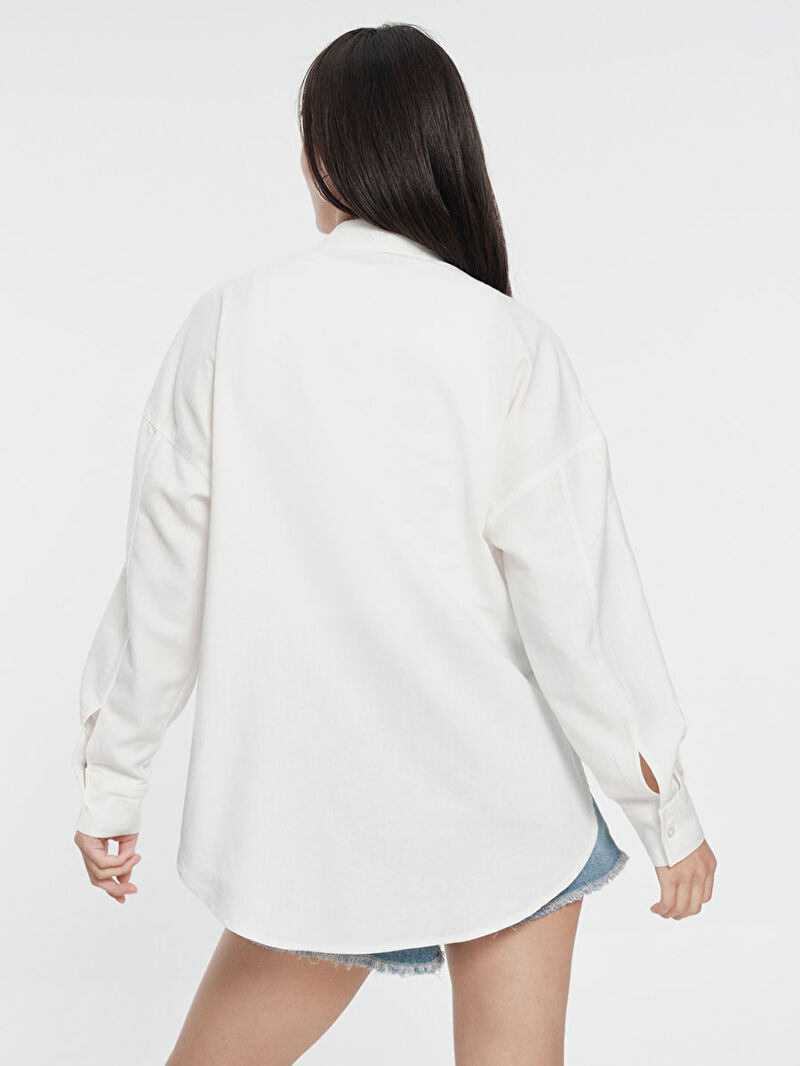 Loose Fit Kadın Gömlek U.kol