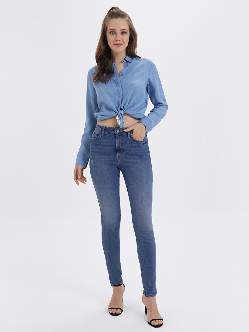 Natalie Skinny Fit Kadın Pantolon