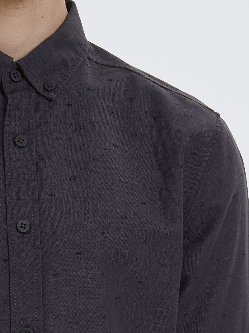 Slim Fit Erkek Gömlek U.kol