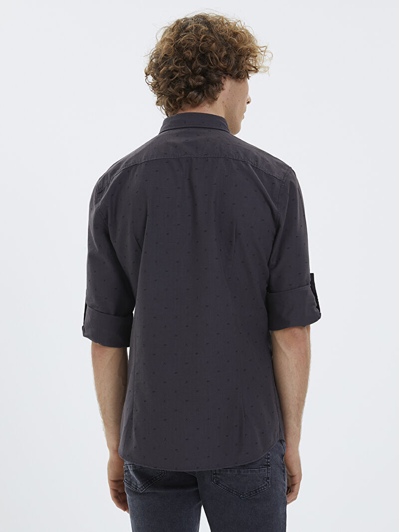 Slim Fit Erkek Gömlek U.kol