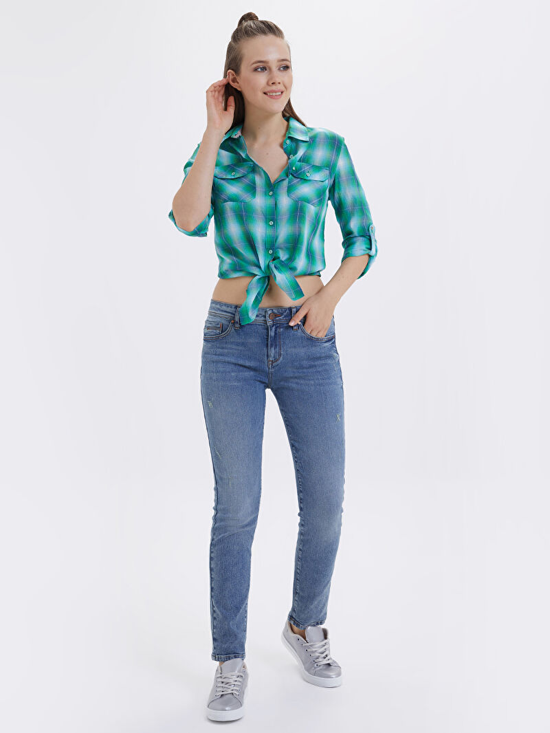 Lena Ultra Slim Fit Kadın Pantolon