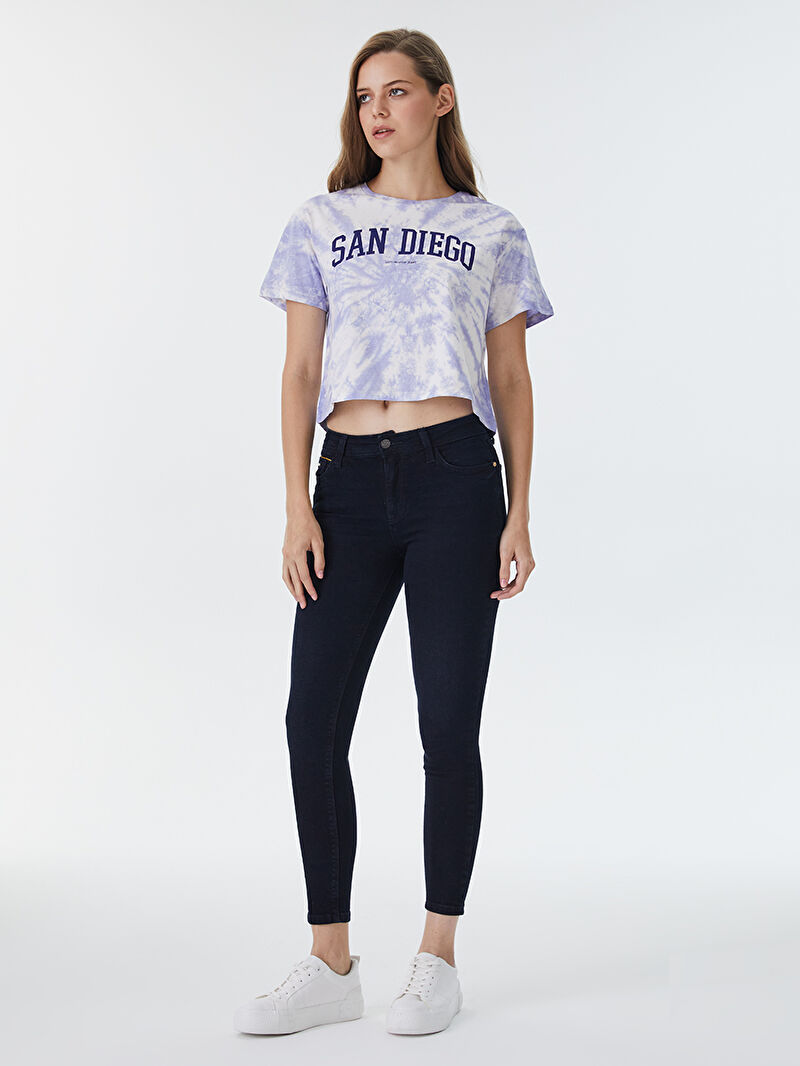 Crop Kadın Tshirt K.kol