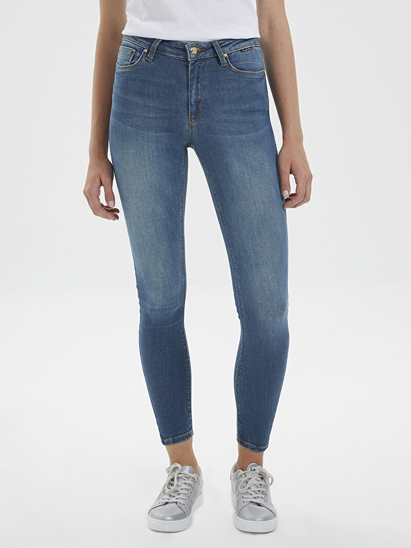 Nicole Skinny Fit Kadın Pantolon