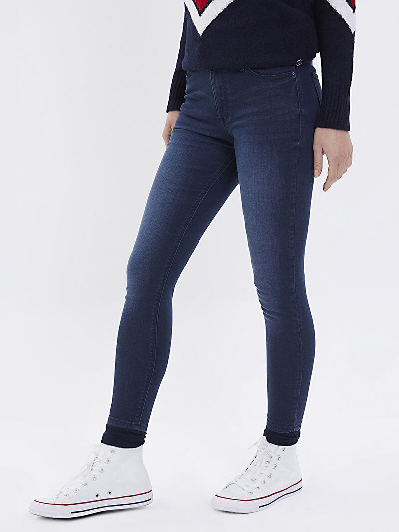 Nicole Skinny Fit Kadın Pantolon