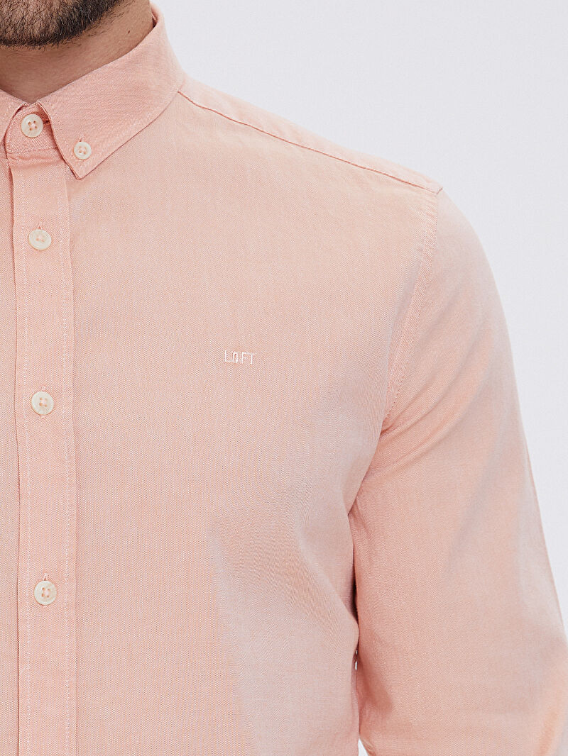 Slim Fit Erkek Gömlek U.kol