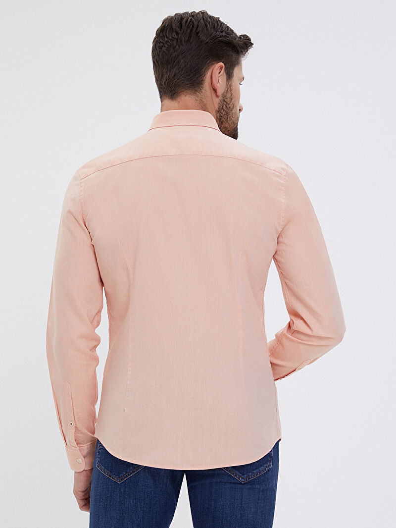 Slim Fit Erkek Gömlek U.kol