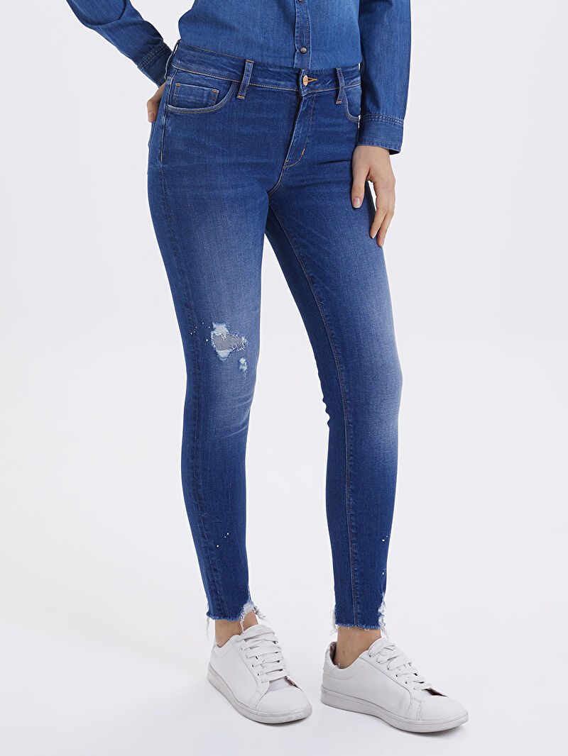 Nicole Skinny Fit Kadın Pantolon