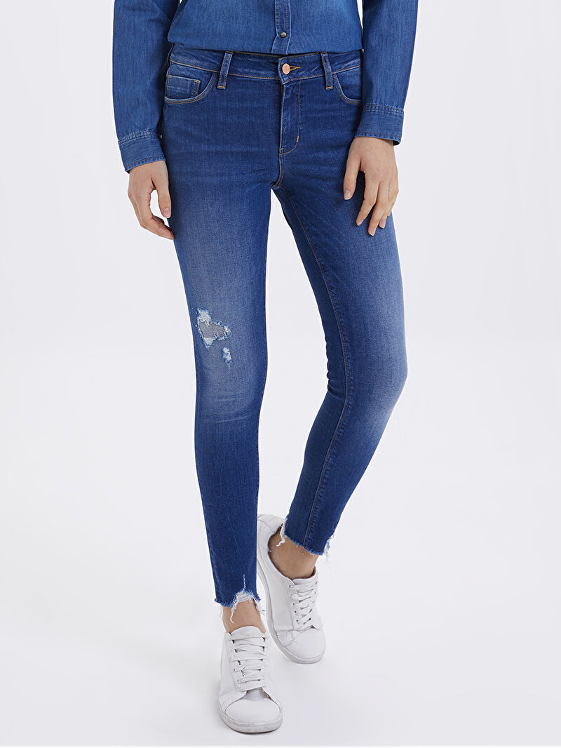 Nicole Skinny Fit Kadın Pantolon