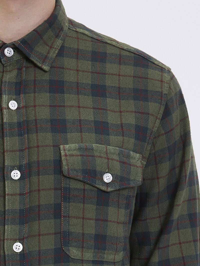 Slim Fit Erkek Gömlek U.kol