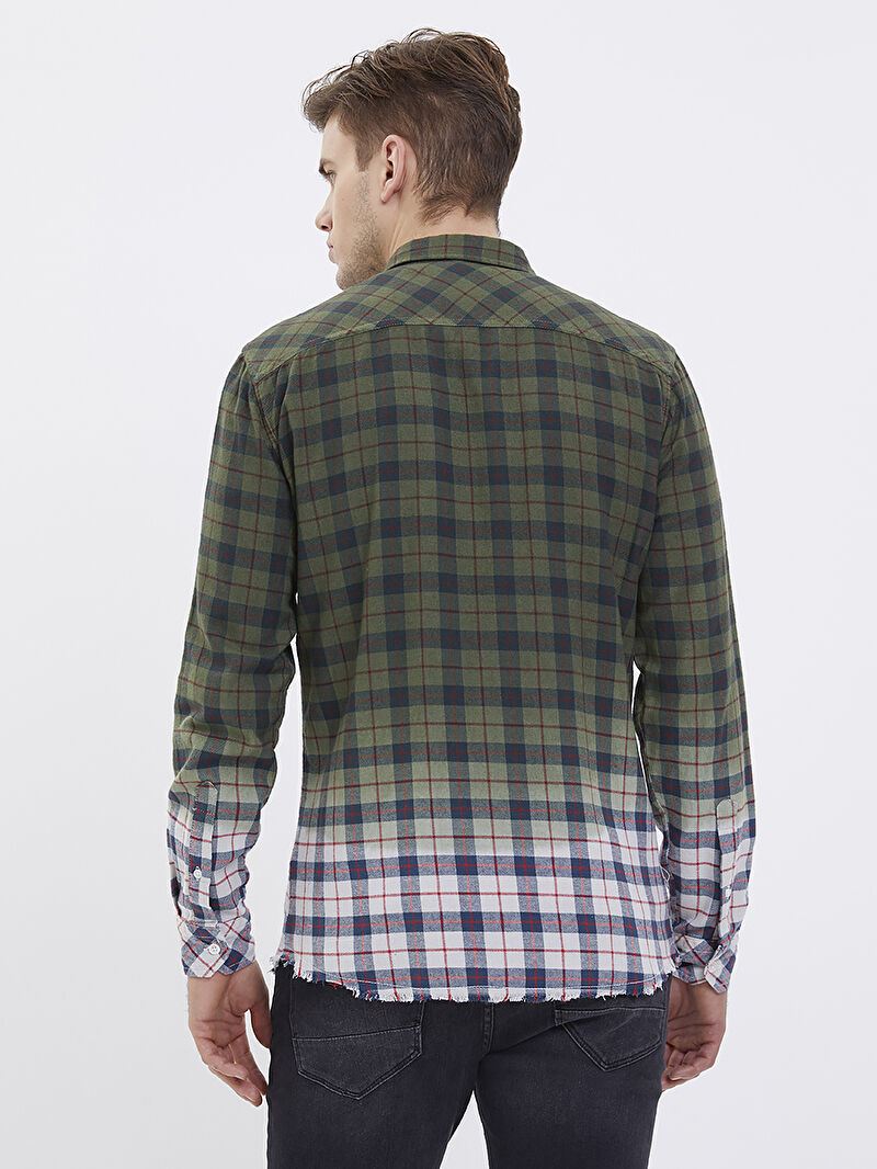 Slim Fit Erkek Gömlek U.kol