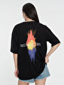thumb-Oversize Kadın Tshirt K.kol