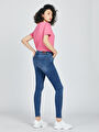 thumb-Nicole Skinny Fit Kadın Pantolon