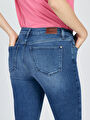 thumb-Nicole Skinny Fit Kadın Pantolon
