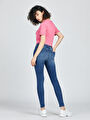 thumb-Nicole Skinny Fit Kadın Pantolon