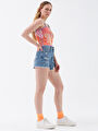 thumb-Regular Fit Kadın Şort