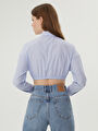 thumb-Crop Kadın Gömlek U.kol