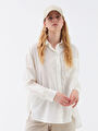 thumb-Loose Fit Kadın Gömlek U.kol