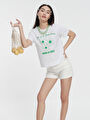 thumb-Regular Fit Kadın Tshirt K.kol