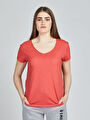 thumb-Regular Fit Kadın Tshirt K.kol