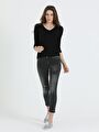 thumb-Nicole Skinny Fit Kadın Pantolon