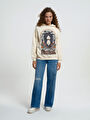 thumb-Loose Fit Kadın Sweatshirt