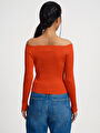 thumb-Crop Kadın Bluz U.kol