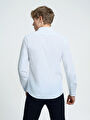 thumb-Slim Fit Erkek Gömlek U.kol