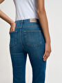 thumb-Crop Flare Slim Fit Kadın Pantolon