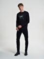thumb-Regular Fit Erkek Sweatshirt
