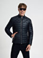 thumb-Slim Fit Erkek Mont Pu