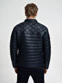 thumb-Slim Fit Erkek Mont Pu