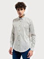 thumb-Slim Fit Erkek Gömlek U.kol