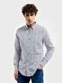 thumb-Slim Fit Erkek Gömlek U.kol