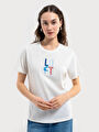 thumb-Regular Fit Kadın Tshirt K.kol