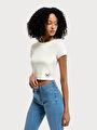 thumb-Crop Kadın Tshirt K.kol